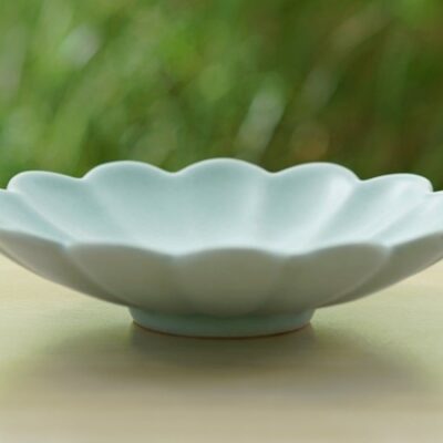 Teaware Red Blossom Tea Xu De Jia | Ru Kiln Chrysanthemum Plate